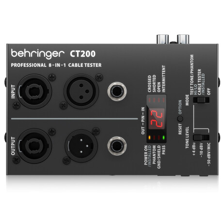 TESTER DE CABLE MULTIPLE BEHRINGER CT200 TESTER DE CABLE MULTIPLE BEHRINGER CT200