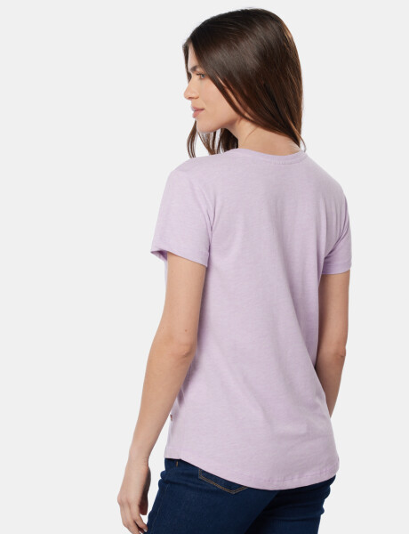 REMERA BÁSICA DE ALGODÓN Lila