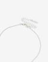 Cadena Corta con Dije Strass Cadena Corta Con Dije Corazón - Plateado Rodio