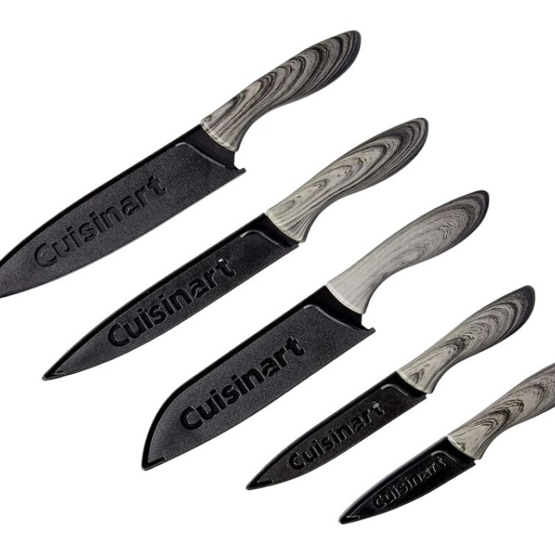 Juego de 5 cuchillos c/estuche advantage negro Cuisinart Juego de 5 cuchillos c/estuche advantage negro Cuisinart