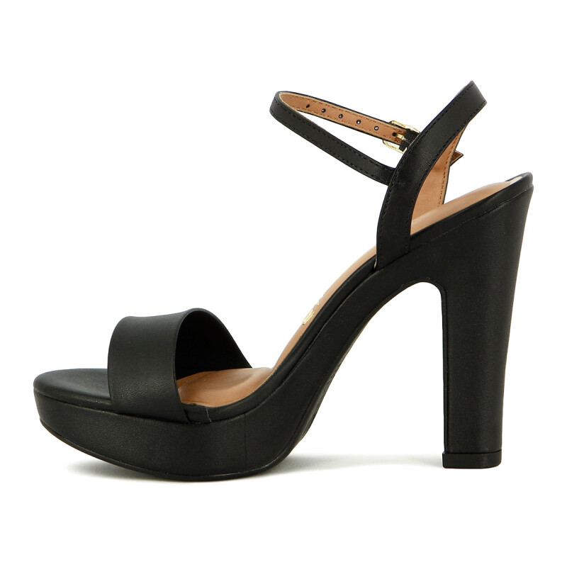 Sandalia Vizzano Mujer Taco 12cm Plataforma 2cm Negro