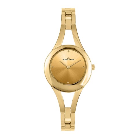 Reloj Jacques Lemans 1-2071C Paris de acero inoxidable en oro amarillo Dorado