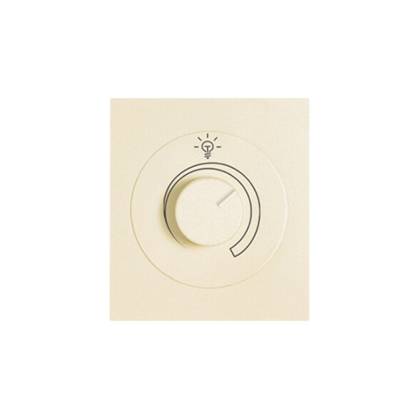 Módulo dimmer LED rotativo Bivolt 2 módulos marfil C57126