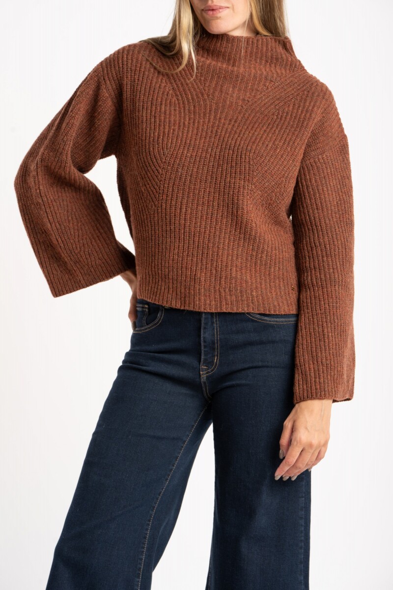 Polera Lana Marron