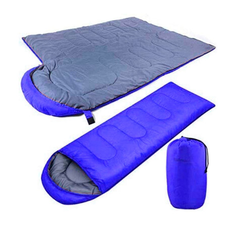 Sobre Saco de Dormir con Capucha 2.10Mt Camping Exterior Azul