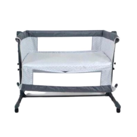 Cuna Bebesit My Side colecho con colchón hasta 9kg Gris