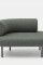 Sofá modular Pompidou 1C right Gris