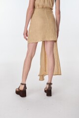 Falda Domenica Beige