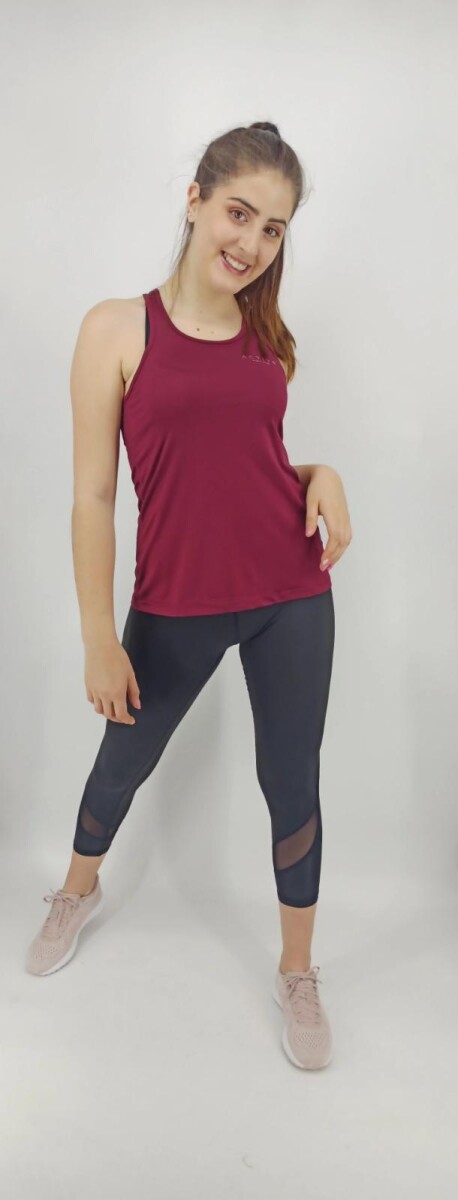 MUSCULOSA WANNA F400 - BORDO 