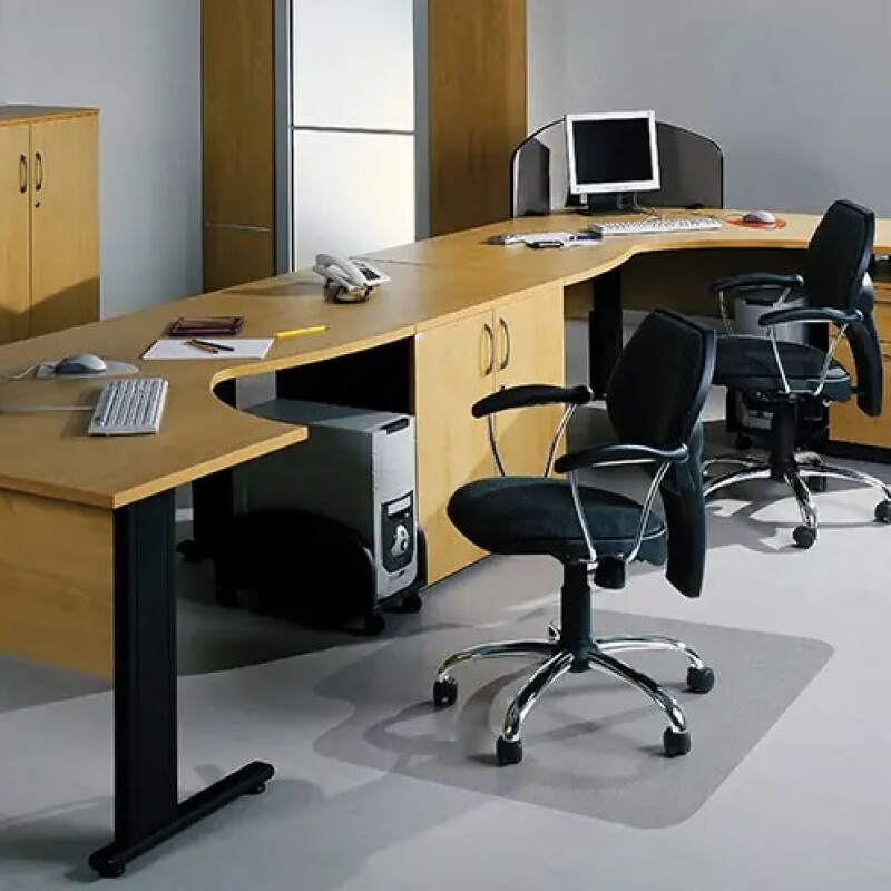 PROTECTORES PVC CHAIRMAT PROTECTOR PVC 'BR' PARA PISOS DUROS 85X120CM ESPESOR 2MM