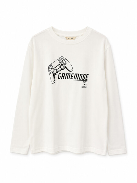 REMERA GAME BLANCO