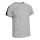 Remera Camiseta Topper Manga Corta Deportiva Hombre Gris/Negro