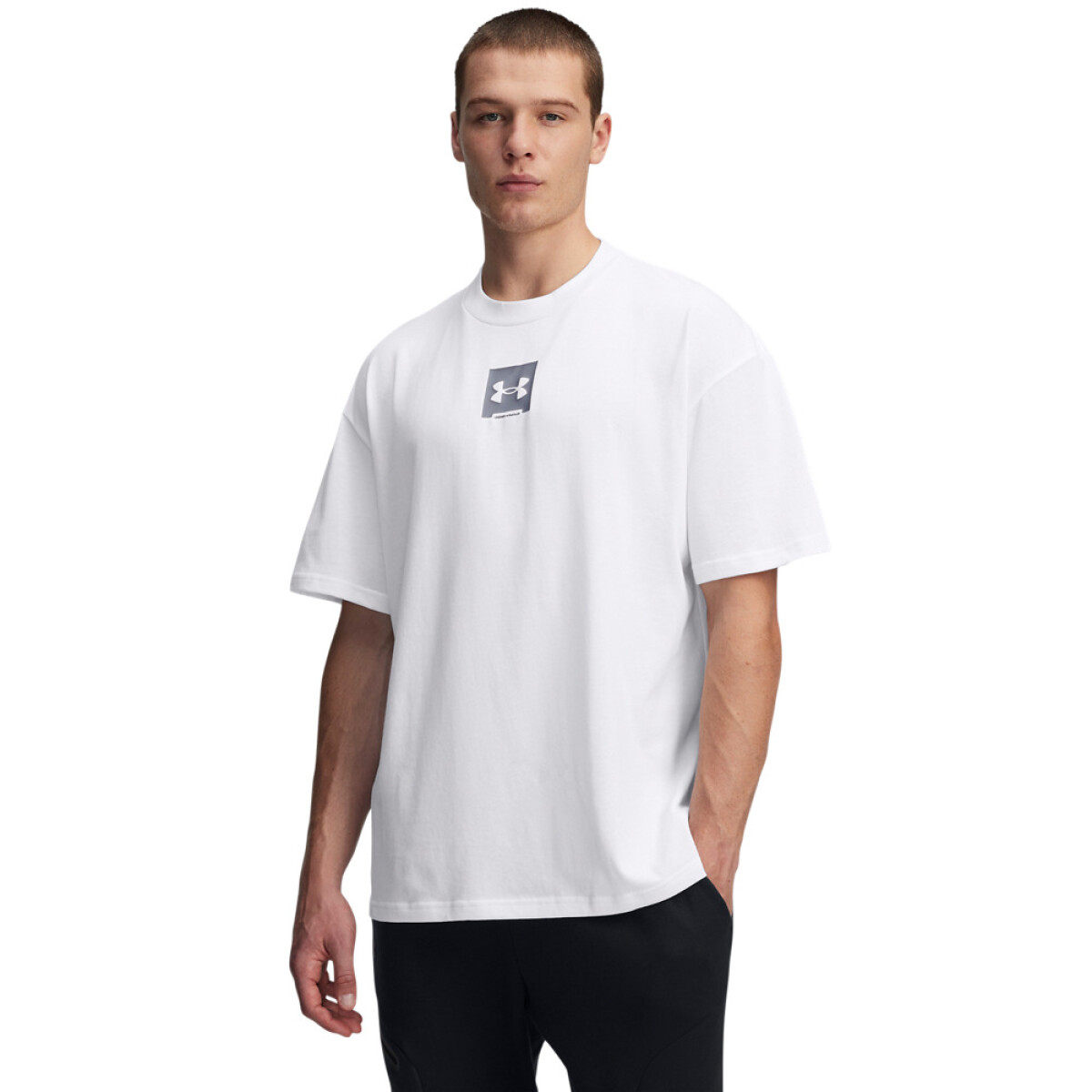 UA M HW OS SM BOX SS-PNK - WHT-101 