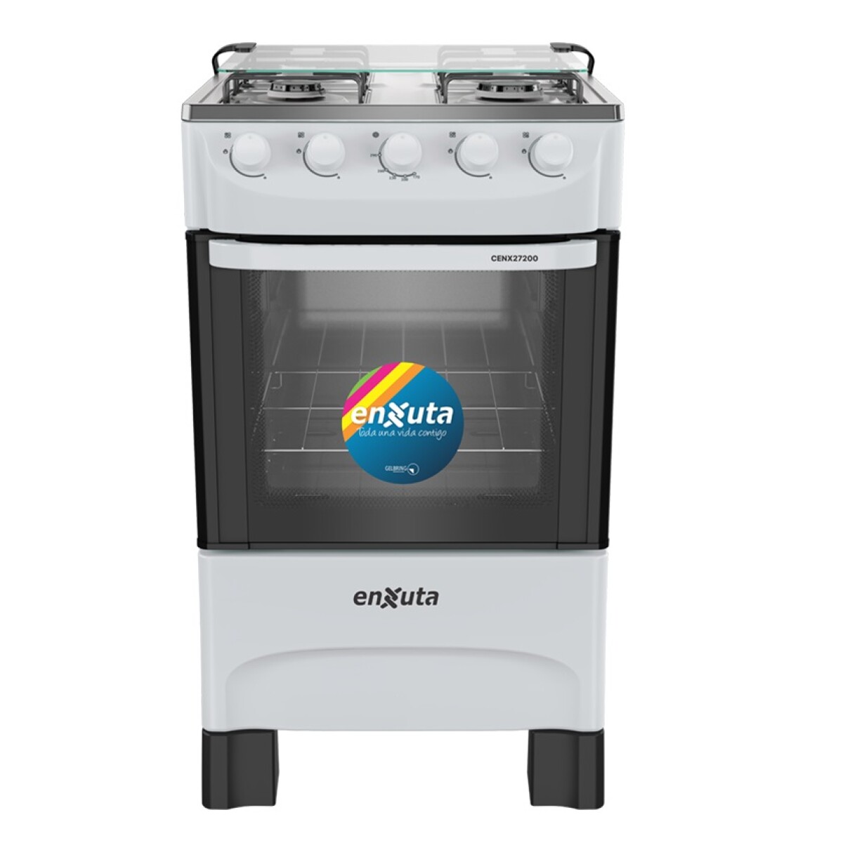 Cocina Supergas 4 Hornallas Blanca Con Termocupla - Enxuta 
