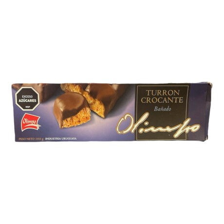 Turron Crocante Olimpo 100 grs Bañado
