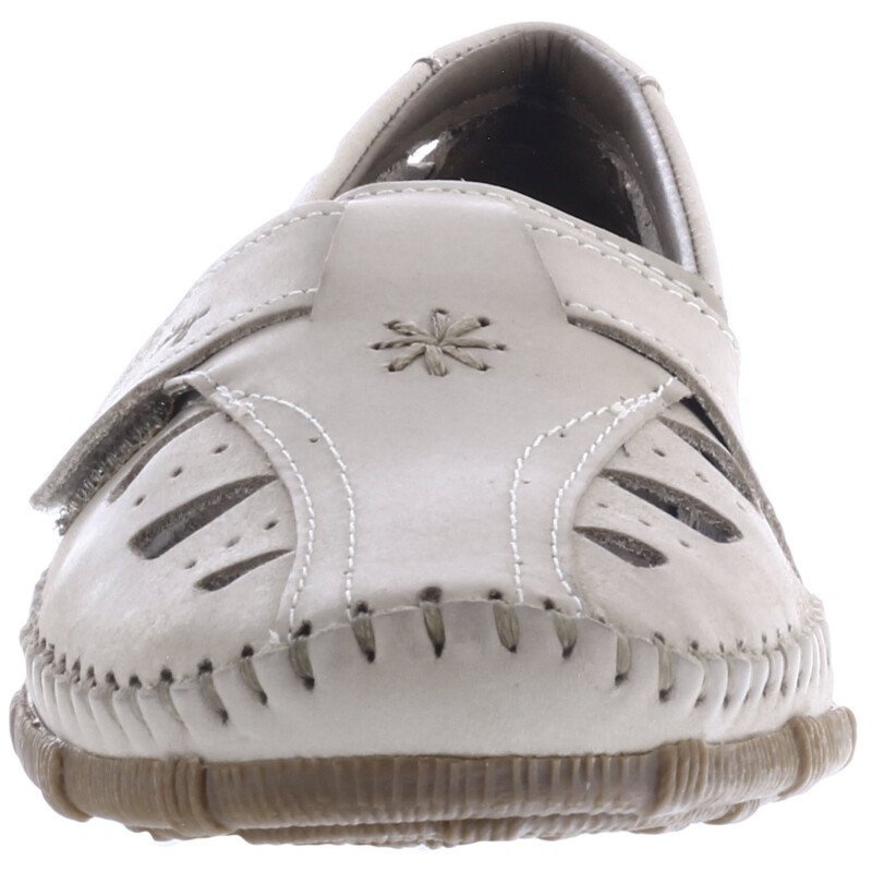 Zapatos de Mujer Freeway Casual c/Velcro Beige Natural