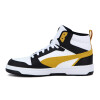 Championes Hombre Puma Rebound v6 Blanco-Mostaza