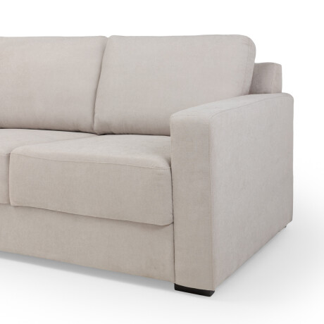 Sofá Amalfi - Tela Microfibra - 2 cuerpos TB7129 - Beige