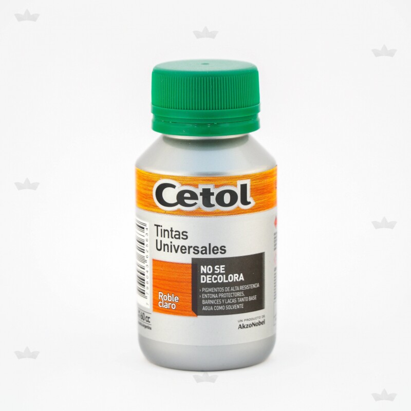 CETOL TINTA UNIVERSAL ROBLE CLARO 60cc. CETOL TINTA UNIVERSAL ROBLE CLARO 60cc.