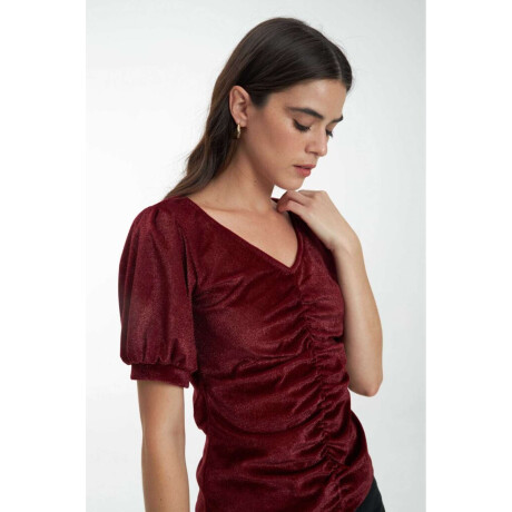 Blusa Icarlota Bordo