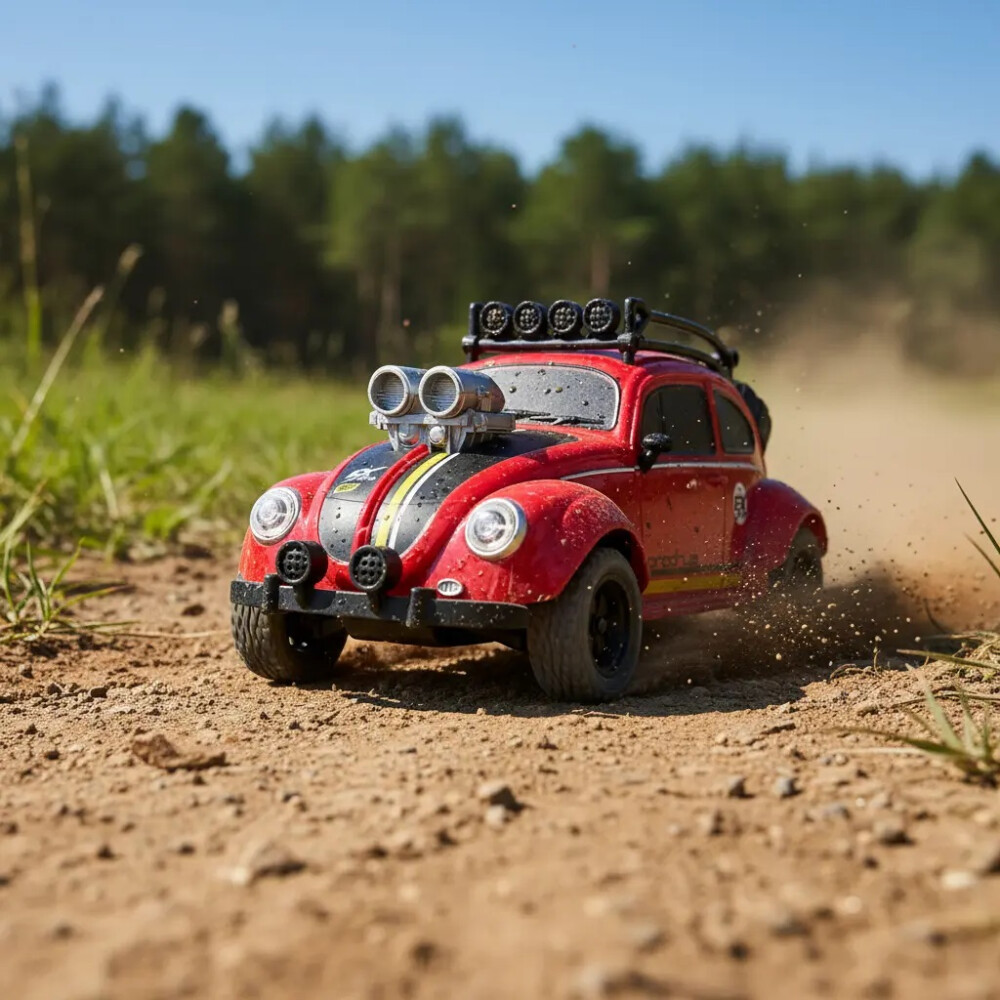 Auto A Control Remoto Volkswagen Beetle Escarabajo ROJO