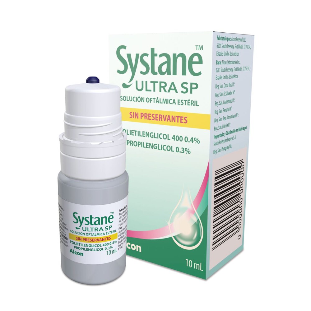 SYSTANE ULTRA SP SOL. OFT. FR. X 10 ML. única