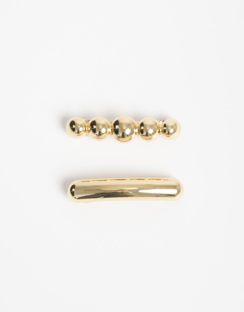 Horquillas Set Metal Set De Hebillas Francesas - Dorado