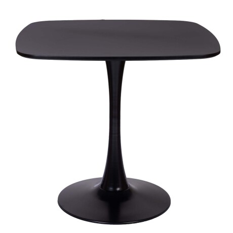 MESA DE COMEDOR MDF-Y-HIERRO NEGRO TULIP CUADRADA