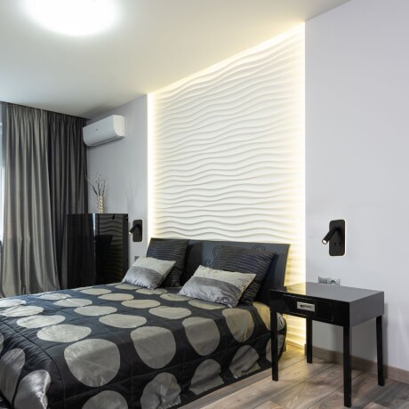 Portátil led de pared con SPOT móvil, DOBLE LUZ NEGRA