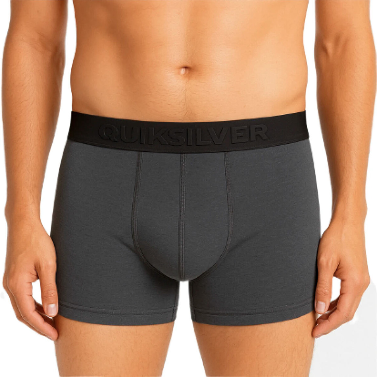 Quiksilver Pack 3 Boxers Hombre - Negro, Indigo, Gris 