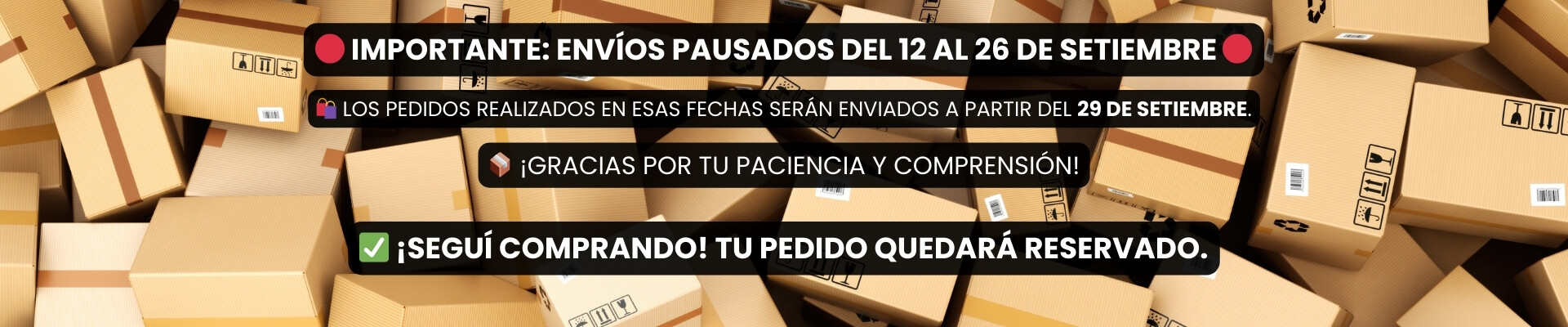 Envios Pausados