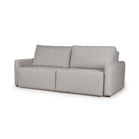 Sofá Cama Noronha - Tela Microfibra TC1009 (Plata)
