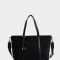 Shopper Clasico Cartera Shopper Con Correa - Negro
