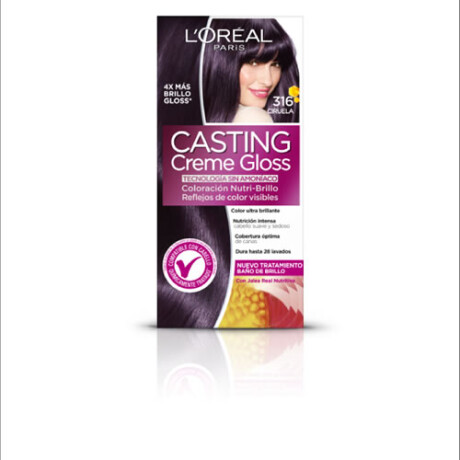 TINTA CASTING GLOSS SIN AMONÍACO N°316 CIRUELA TINTA CASTING GLOSS SIN AMONÍACO N°316 CIRUELA