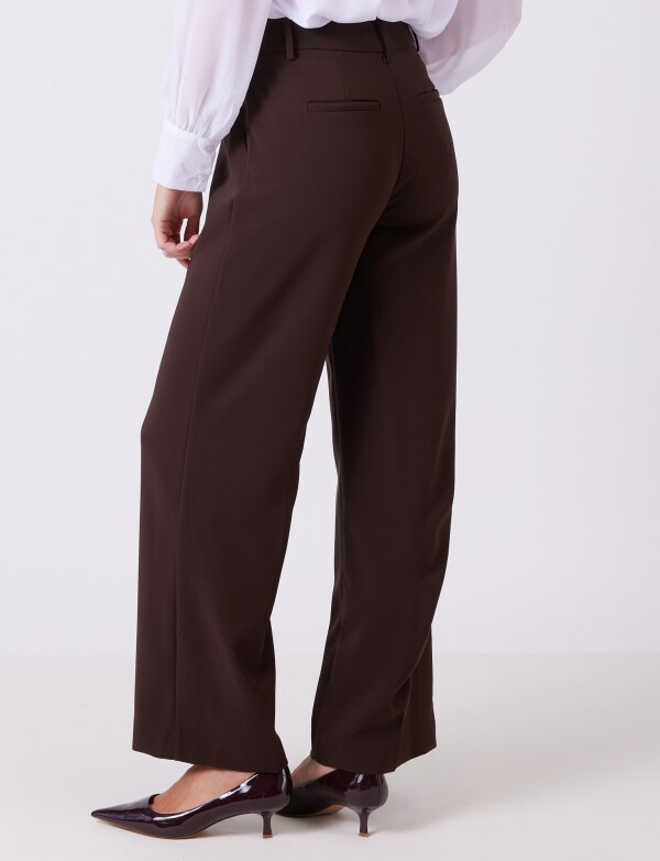 Pantalon Wide Leg MARRON