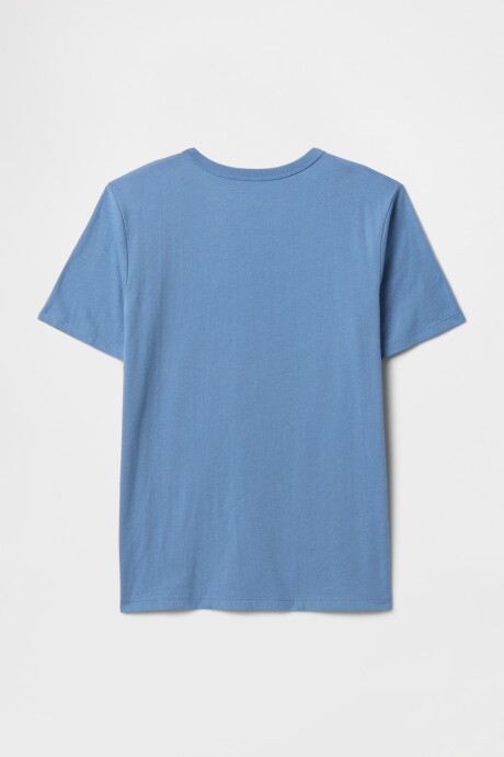 Remera Gráfico Niño Soft Cornflower