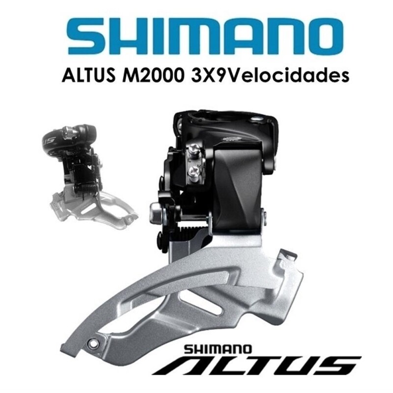 Descarrilador Shimano Altus M2000 9v Descarrilador Shimano Altus M2000 9v