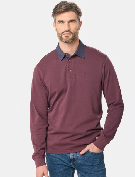 POLO JERSEY LISA Bordo