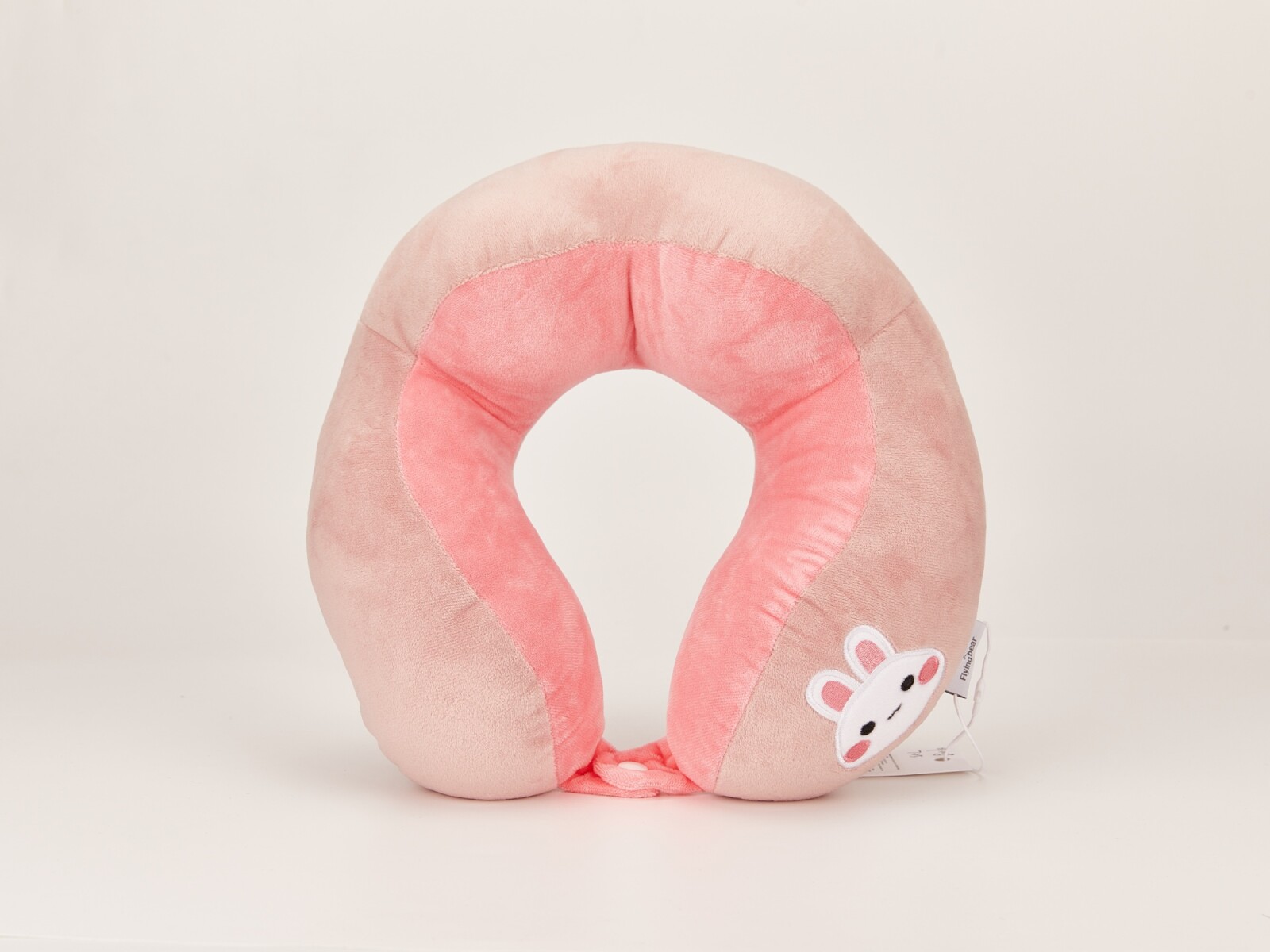 ALMOHADA PARA EL CUELLO EN FORMA DE U CON DOBLE JOROBA (ROSA) 
