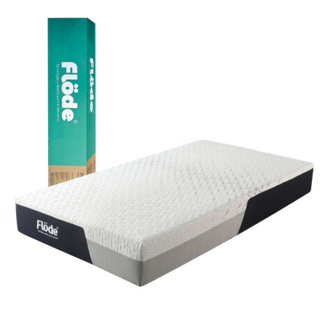 Colchón 1 Plaza en Caja Espuma Viscoelástica Flode Premium