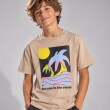 T-SHIRT N.SAILS 1504 M.C VARON TOSTADO