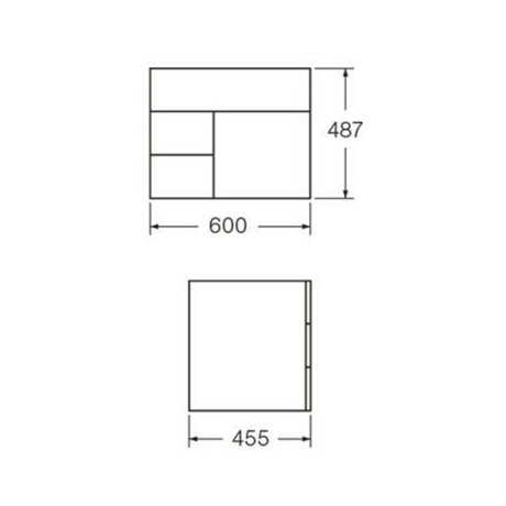 MUEBLE CADRIA DE COLGAR 60X46 000