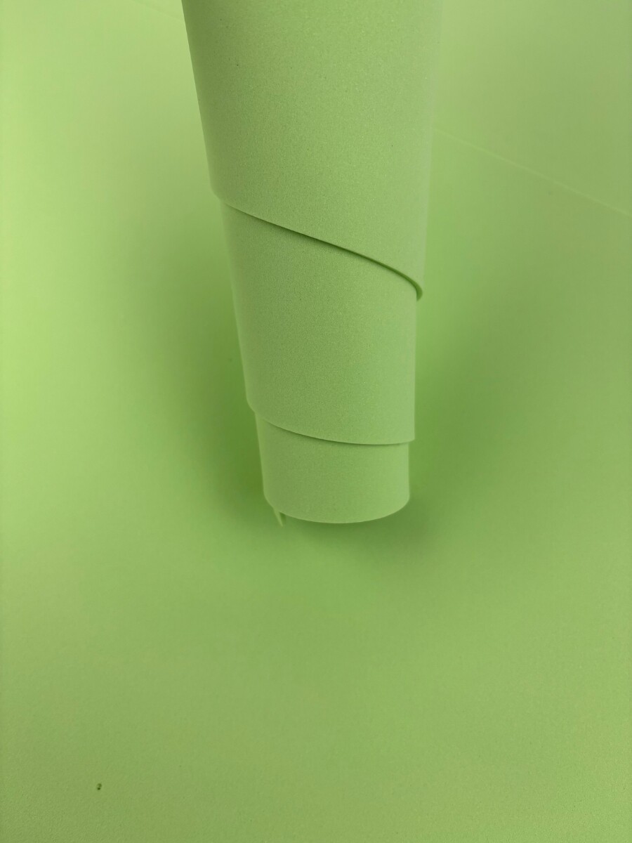 GOMA EVA LISA - verde manzana 