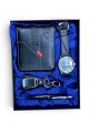 Set Hombre Reloj - Billetera - Lapicera Azul