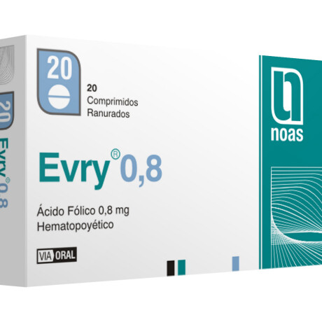 Evry 0.8mg 20 Comprimidos Evry 0.8mg 20 Comprimidos