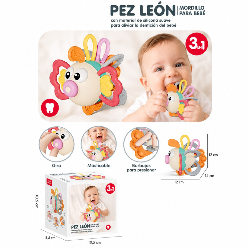 Jueguete Montessori Sensorial de Plástico y Silicona Jueguete Montessori Sensorial de Plástico y Silicona