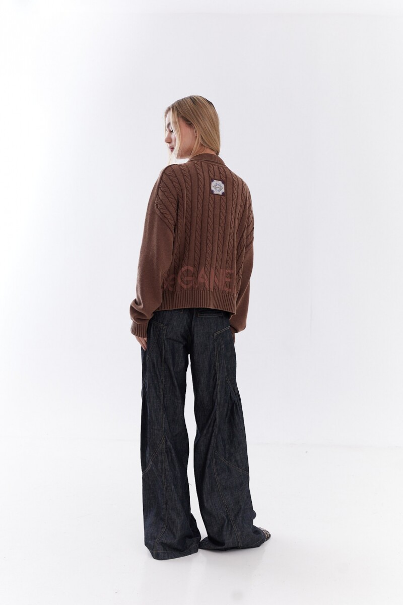 Sweater Dual Marrón