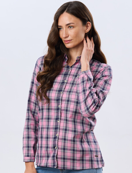 CAMISA CUADROS Rosa