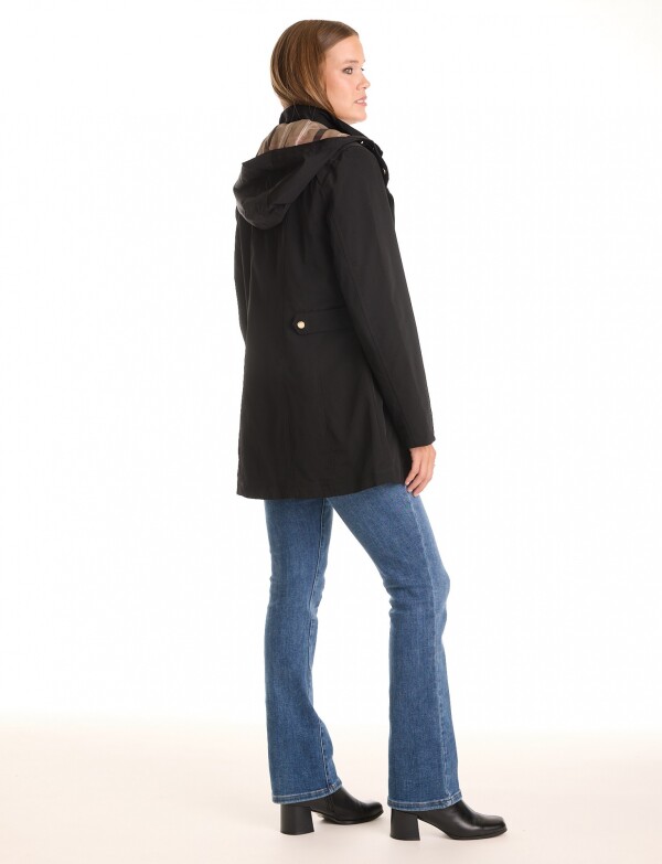 Gabardina Impermeable NEGRO