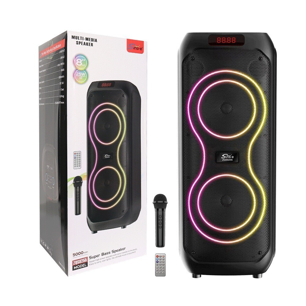 Parlante Giratorio Tamaño Gigante 90cm Con Microfono Parlante Giratorio Tamaño Gigante 90cm Con Microfono